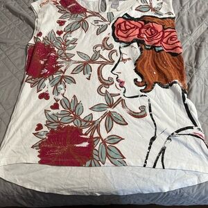 Floral Graphic Women's Top